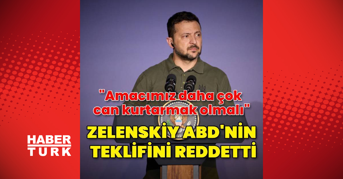 Zelenskiy, ABD’nin askerlik yaşı teklifini reddetti