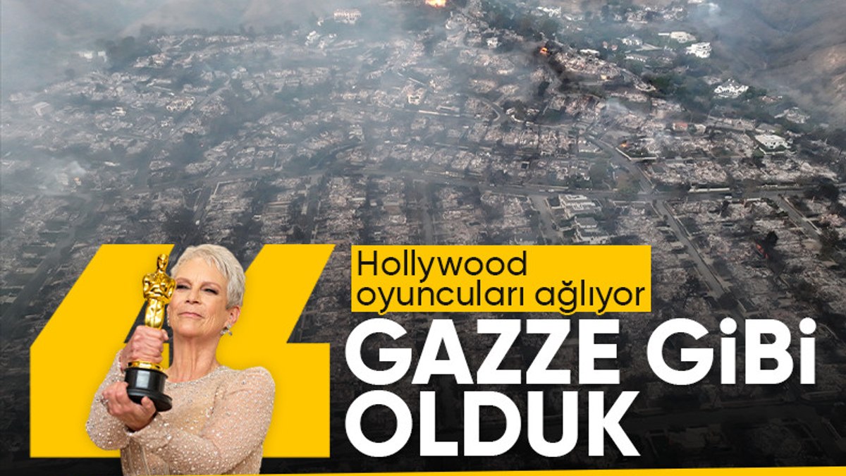 Jamie Lee Curtis, Los Angeles’taki orman yangınını Gazze’ye benzetti